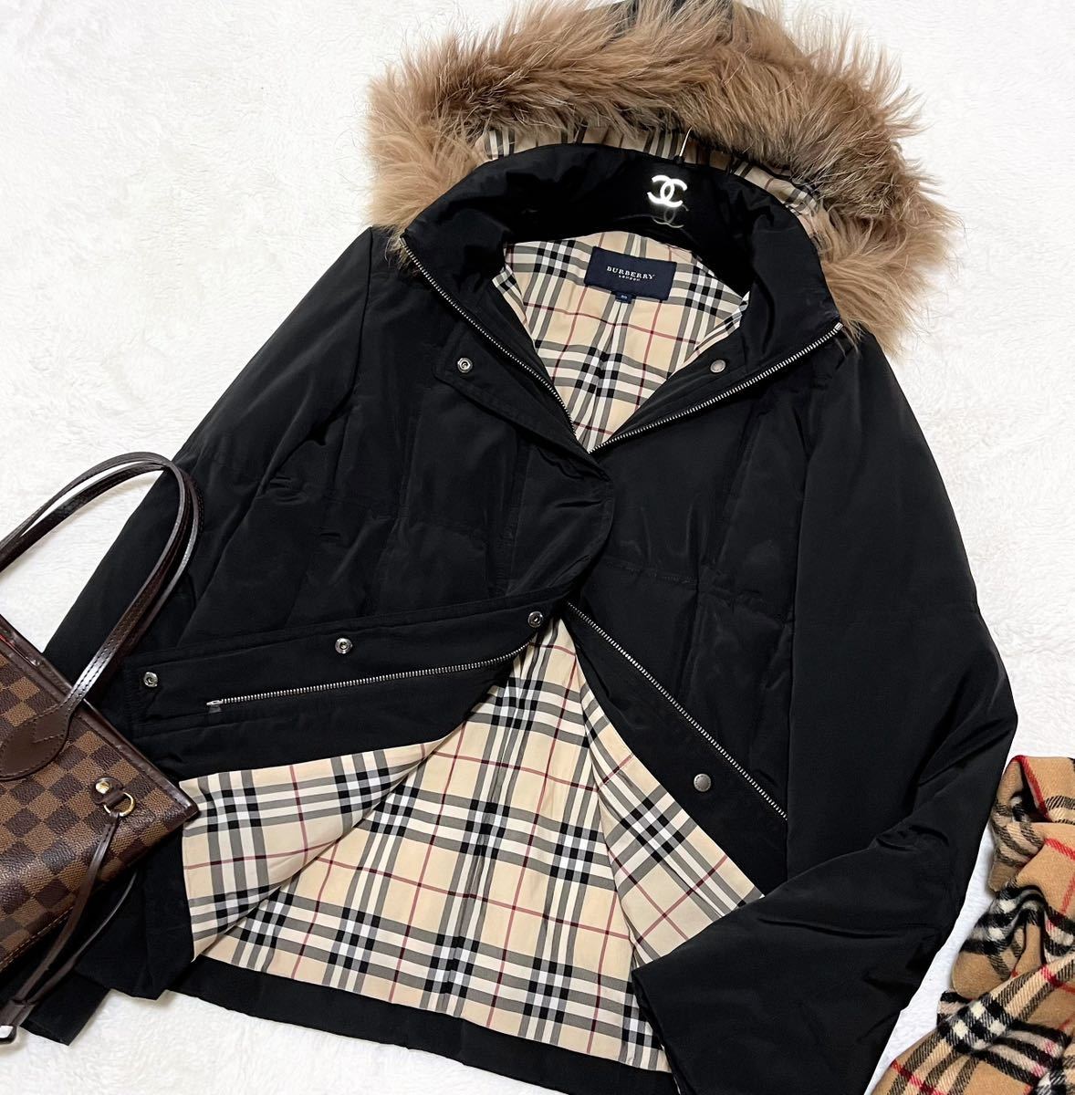 美品】 BURBERRY LONDON バーバリーロンドン カシミヤ混 ニット