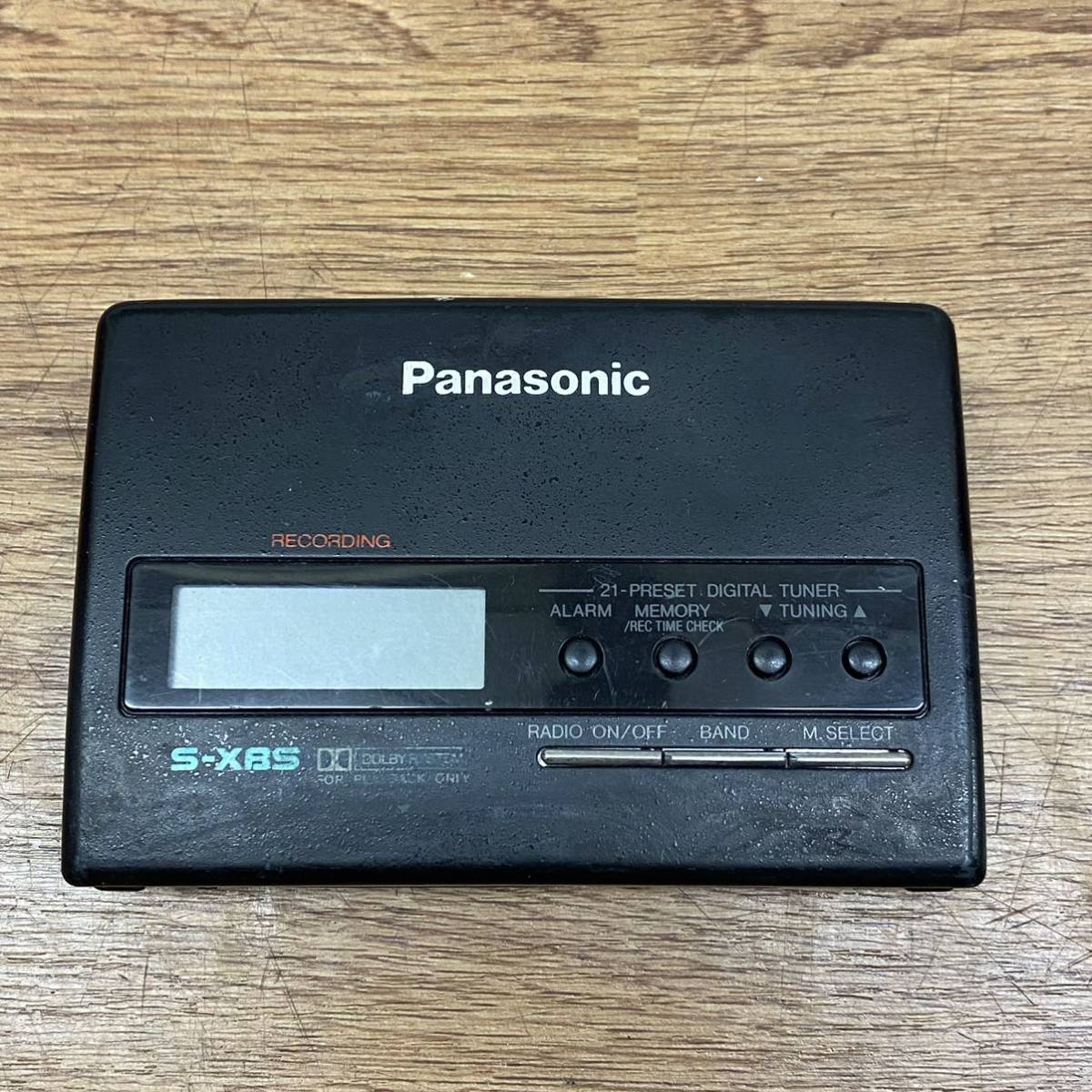 レア ブルー Panasonic カセットプレーヤー RQ-S40 純正リモコン 