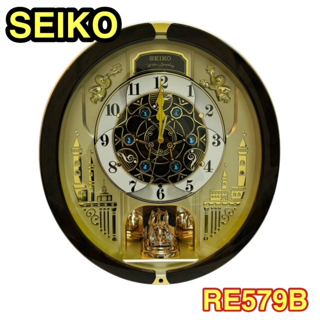 SEIKO PREMIUM セイコー プレミアム 壁掛け時計 木象嵌仕上げ LS223B