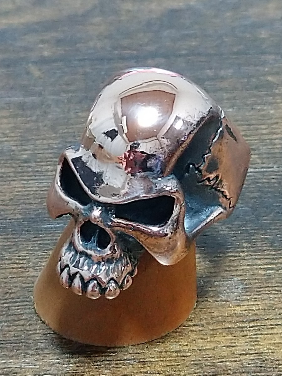 haraKIRI ハラキリ 赤銅 スカルリング 大 指輪 HYDE着用モデル 