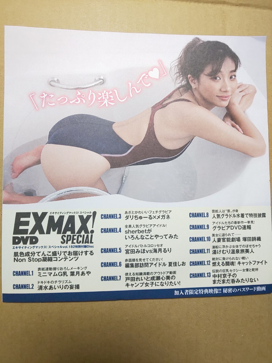 □EX MAX! vol.9 付録DVD 松金洋子田中涼子永作あいり エキサイティングマックス！ - DVD