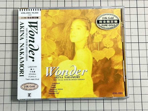 最適な材料 WONDER／中森明菜 24K蒸着 完全限定盤 24K ワン 中森明菜 