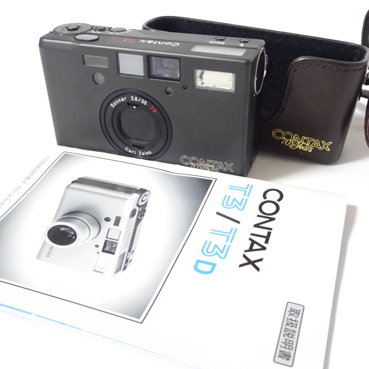 ◇ CONTAX T3 ブラック コンパクトフィルムカメラ 動作確認済 