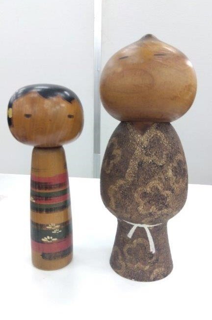 人形　こけし　木彫り　渡辺正雄　置物　インテリア　工芸品　美術品　A1111 渡辺正雄