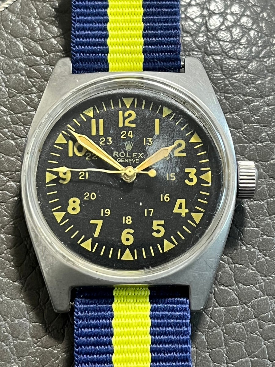 稼働 ロレックス ROLEX ミリタリー 手巻 メンズ腕時計 アメリカ軍用-