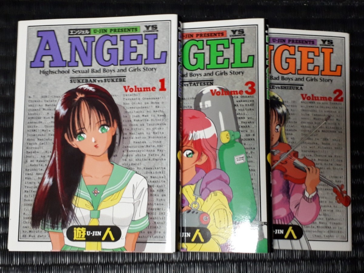 遊人 Angel エンジェル 全6巻 & K.O.Ｊ全2巻 文庫8冊セット - 漫画