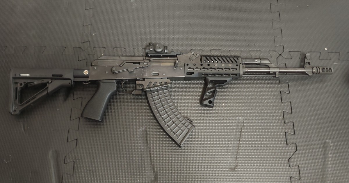 日本限定中古　S＆T AK-105 フルメタル電子トリガー G3外装カスタム AK LCT 電動ガン