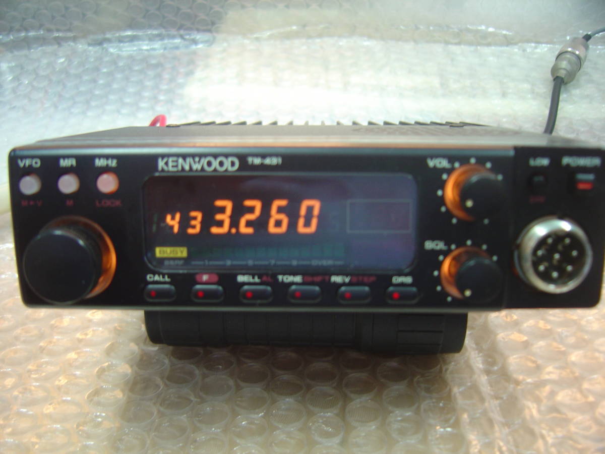 KENWOOD ケンウッド TM-531 1200MHz モービル機 高輝度 白色LED交換 