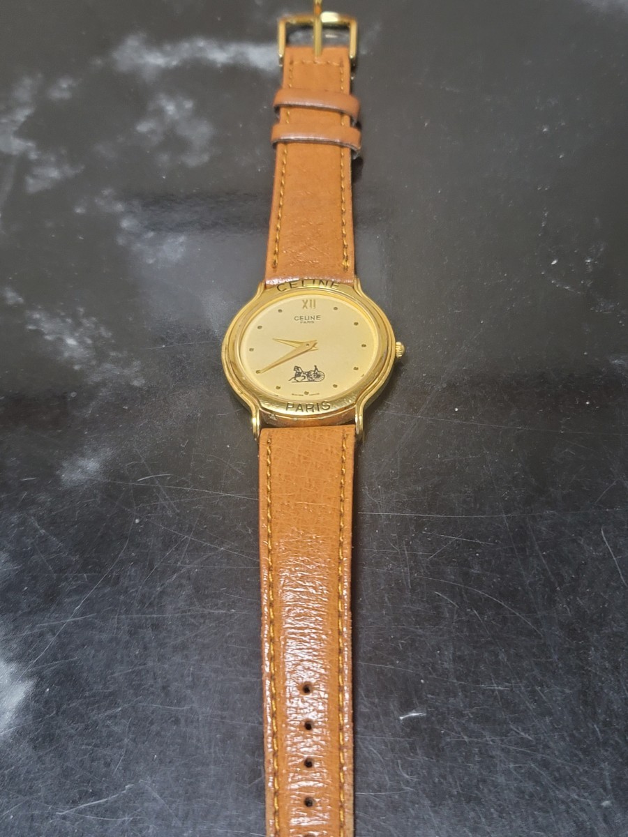 商品の通販 CELINE スモセコH 2903-3 クォーツ 腕時計 | www.cvsreifen.de