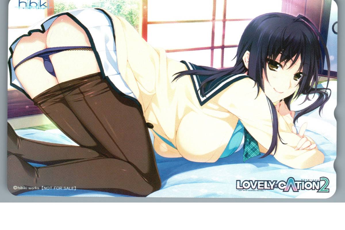 爆買い100%新品LOVELY×CATION2/下敷き&テレカ/唯々月たすく テレビゲーム