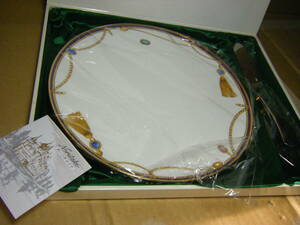 マツダ創立７５周年記念　ノリタケ 大皿 食器 １枚 サイズ約２６ｃｍ　未使用品