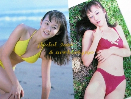 白川みなみ グラビア切り抜き 週刊ヤングジャンプ 1999年 通巻No.973