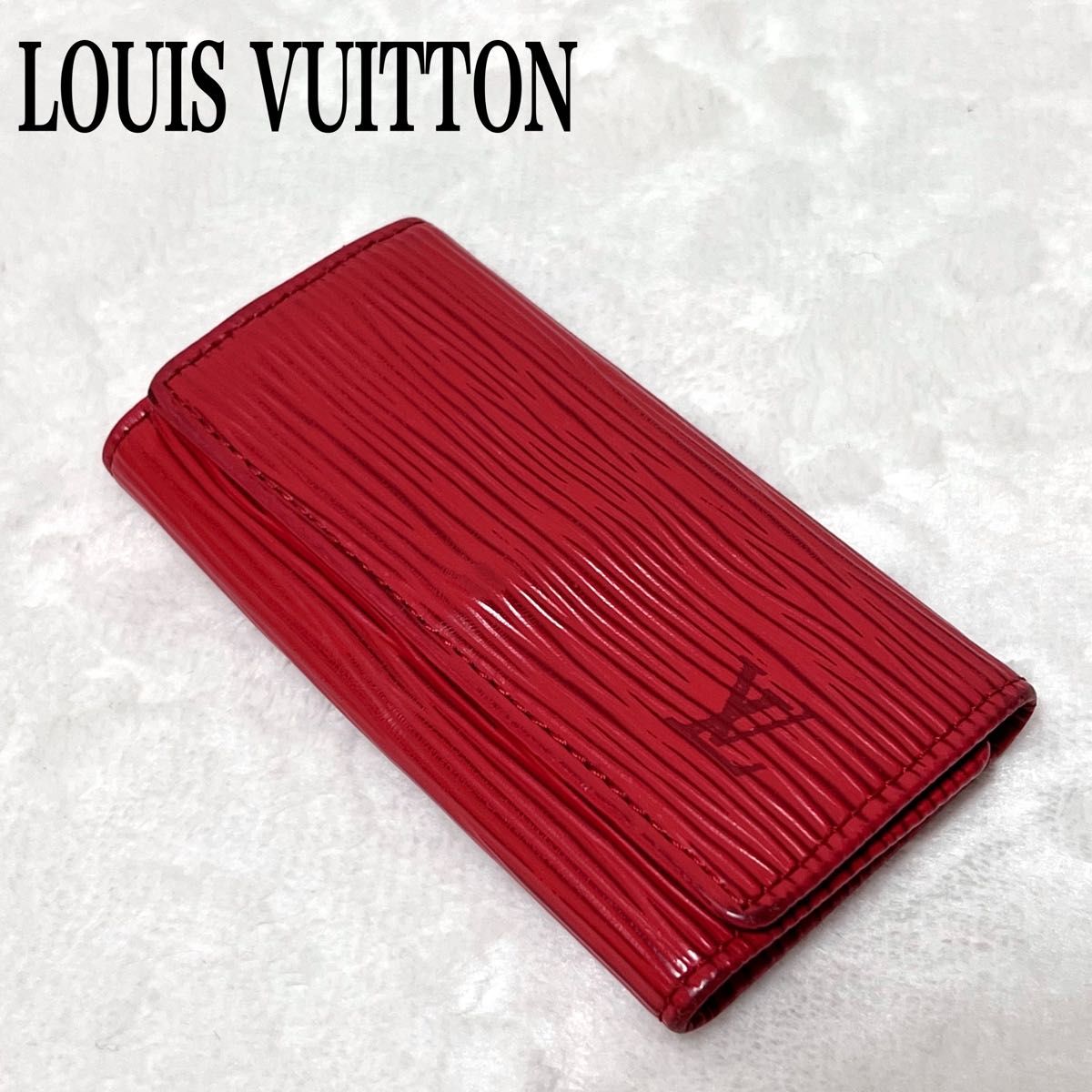 LOUIS VUITTON ルイヴィトン エピ ミュルティクレ 4 キーケース レッド