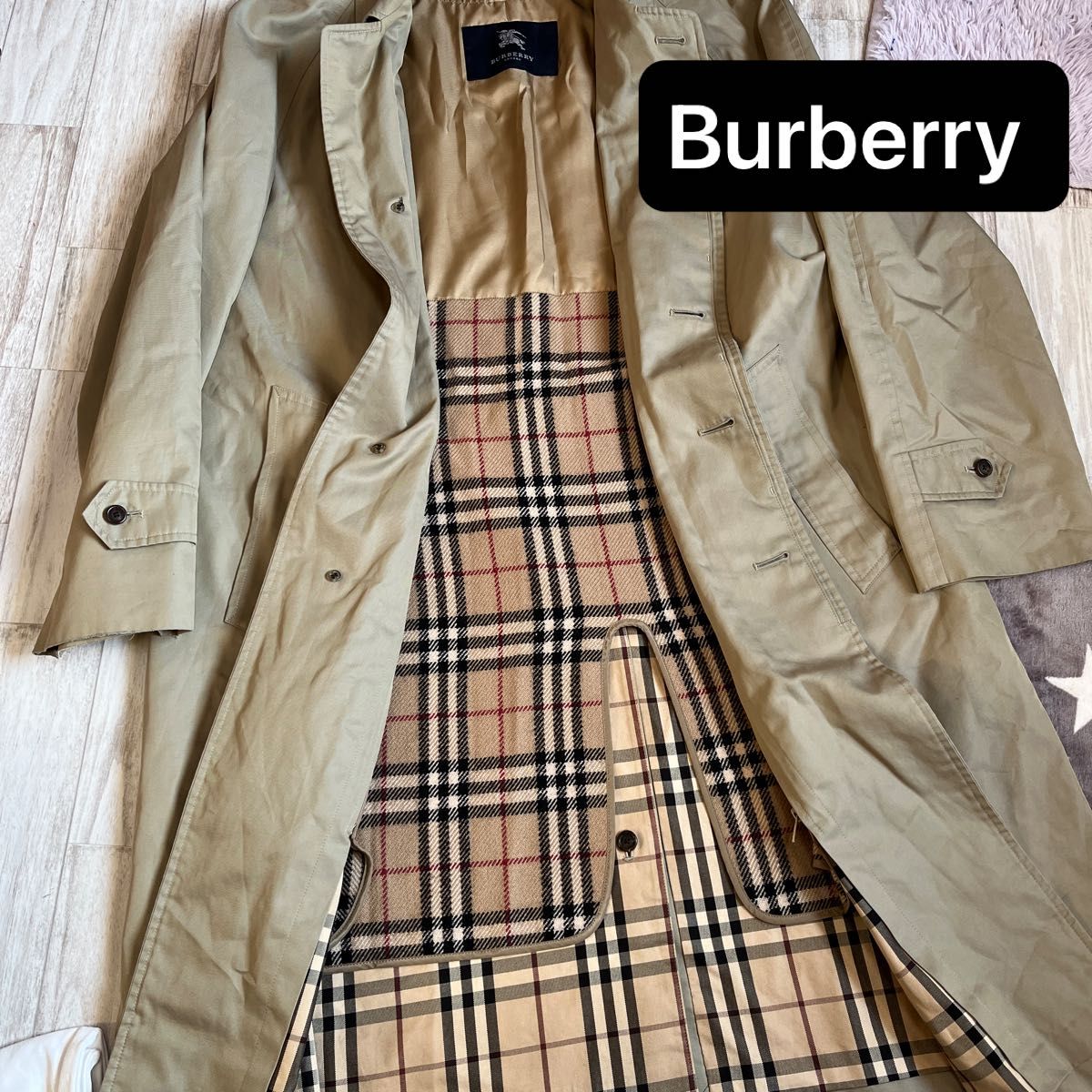 近年モデル BURBERRY LONDON バーバリーロンドン ステンカラーコート
