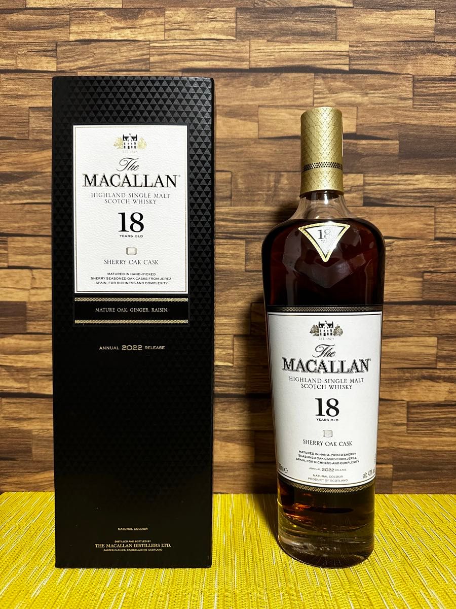 (未開封)マッカラン MACALLAN 18年 シェリー オーク 1994 マッカラン 18年 1994 旧ボトル シェリー 極美品 The Macallan