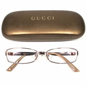 【グッチ】本物 GUCCI 眼鏡 ロゴテンプル GG-9631J チタン 度入り サングラス メガネ めがね メンズ レディース 日本製 ケース付 送料520円