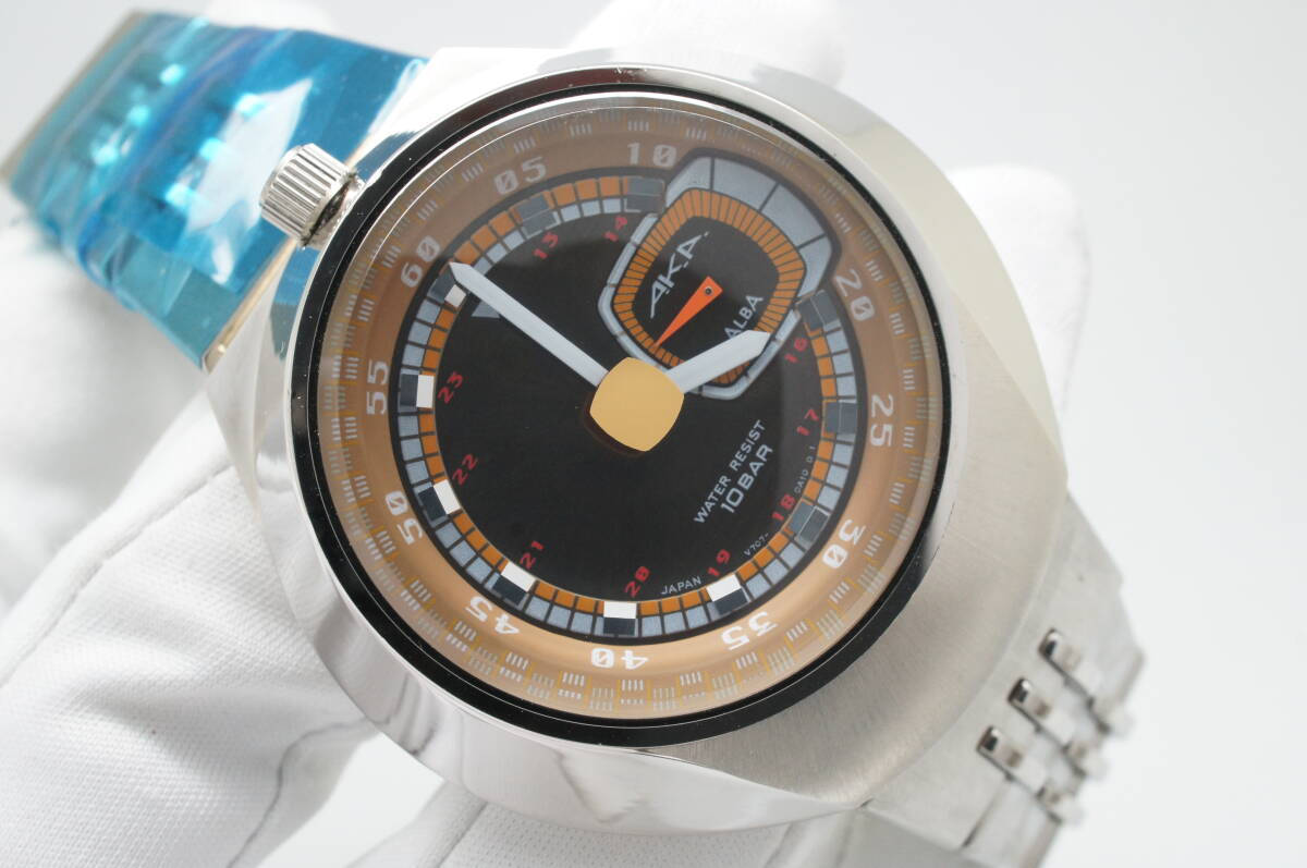 新作入荷格安希少レトロ セイコーALBA AKA スモセコ V707-0A10クオッツ 時計