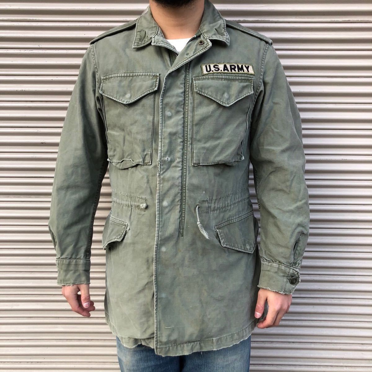 60s 米軍実物 ジャングルファティーグジャケット(4th) ミリタリー