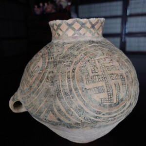 古代中国　アンダーソン加彩壷　先史時代　BC2000-3000 chinease antique