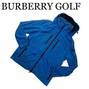 BURBERRY GOLF バーバリーゴルフ ナイロンジャケット 水色 サイズ3 フード
