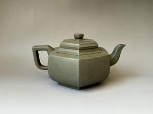 A000091 中国宜興 紫砂壺 急須 顧景舟 茶壺 茶器 茶道具 在銘 時代物 中国美術 煎茶道具 容量：480cc