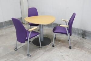 Kinnarps キナップス ○ スウェーデン ミーティング4点セット テーブル 椅子 オフィス 北欧 gmch34