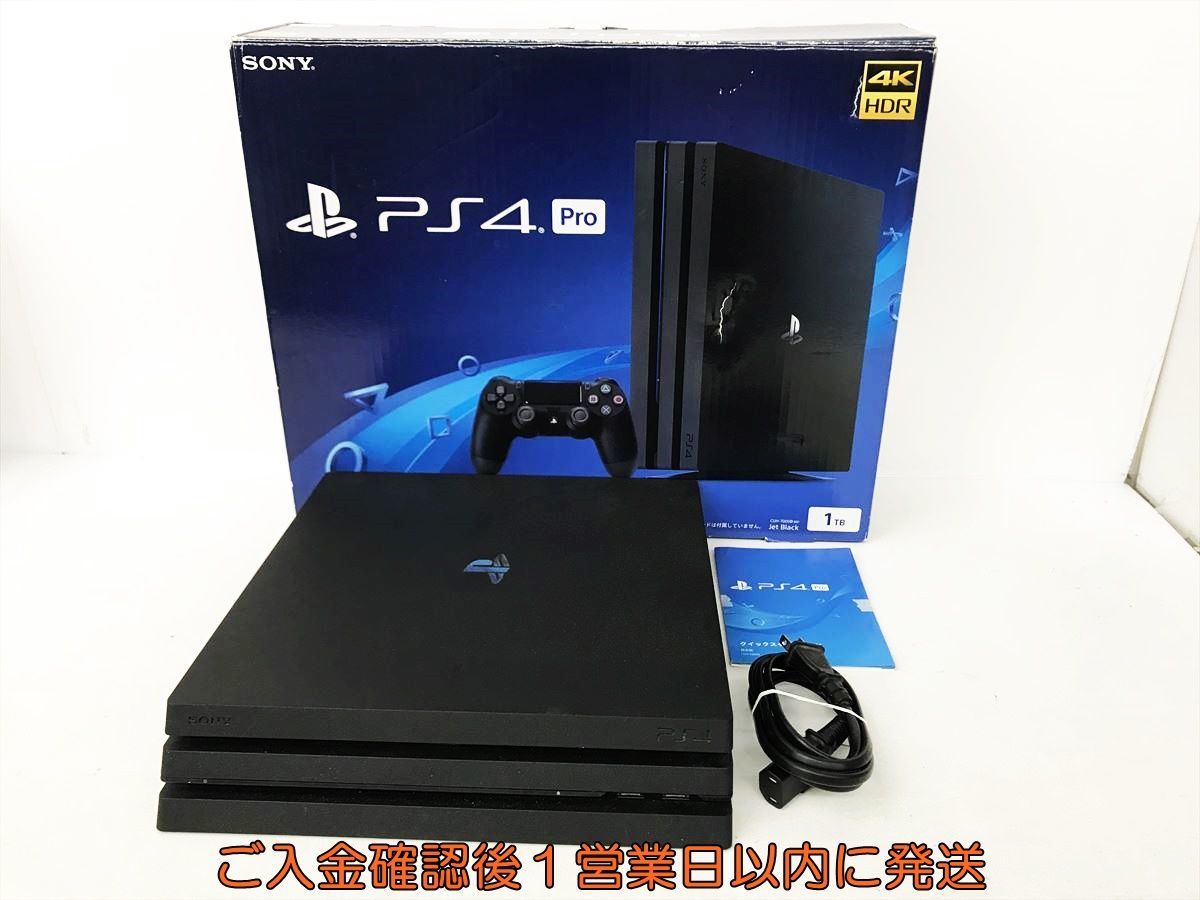 1円】PS4 Pro 本体/箱セット1TB ブラックSONY PlayStation4 CUH