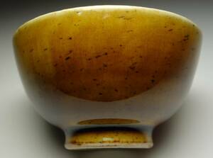 昭和初期　天草古銅飴釉　美人の如く　倣宋朝期高級ウーロン茶茶器　酒器兼用　無銘・水平焼　海のシルクロード