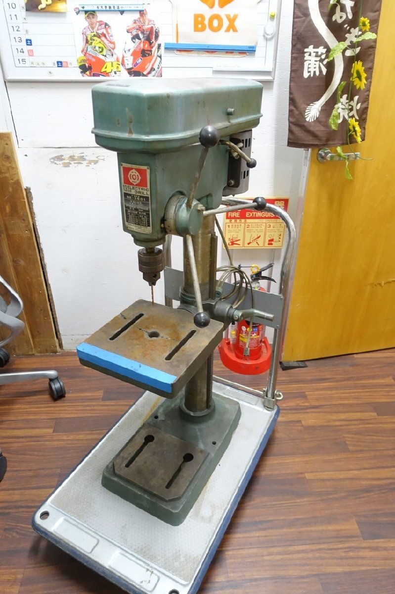 6.5mm 卓上ボール盤 日立工機 日立 100V ☆ボール盤実動 日立ボール盤 