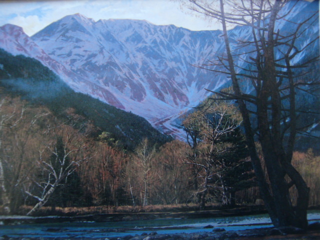 安永勝美　'石橋のある郊外' 油彩画 　展覧会出展作品　真作 安永勝美 '石橋のある郊外' 油彩画 展覧会出展作品 真作 【公式通販】