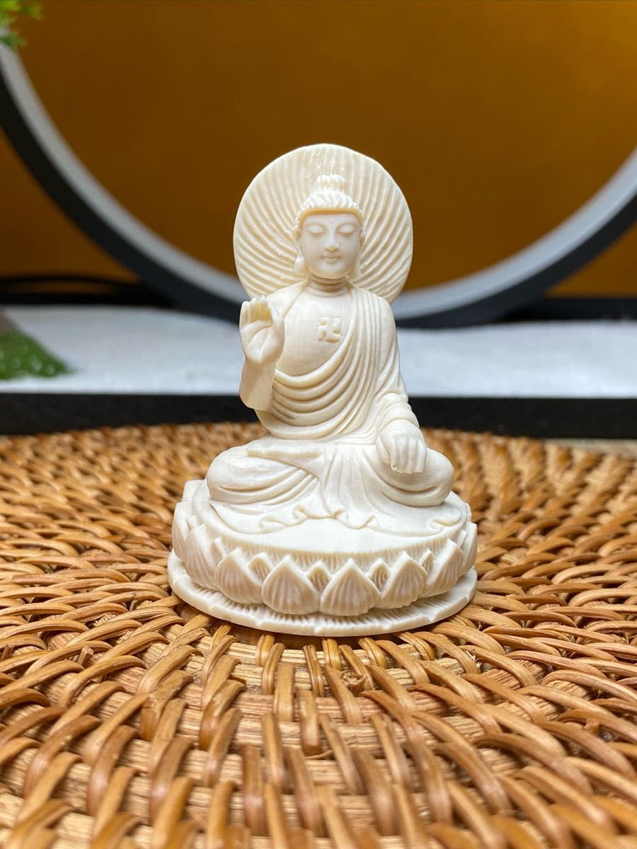 天然マンモス牙美しい手作り彫刻 ダマスカス 白柄茶葉ナイフ セット