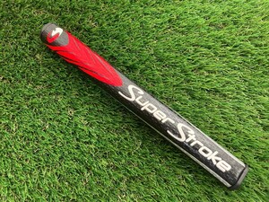 ■SuperStroke スーパーストローク Mid Slim 2.0 ゴルフ グリップ パターグリップ 黒赤