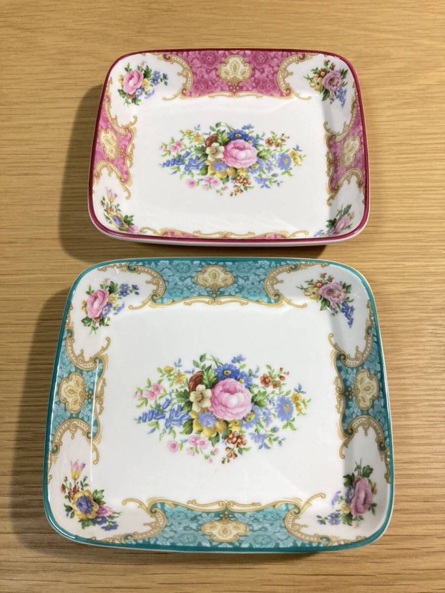 ロイヤルアルバート レディハミルトン プレート 皿 食器 花柄 ケーキ皿