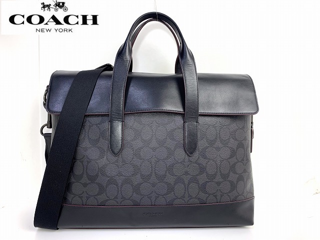 ☆極美品☆COACH コーチ 2way ブリーフケース F72308 メンズ ビジネス