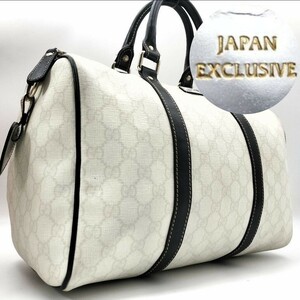 【数量限定/ 日本限定品】 GUCCI Japan Exclusive Limited Edition 1431 グッチ ハンドバッグ ミニ ボストンバッグ GGスプリーム