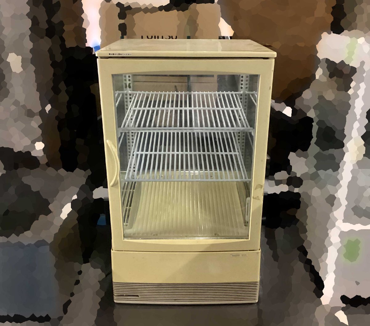 生活家電 業務用 冷蔵ショーケース SANYO SMR-76 Asahiロゴ入り 店舗用