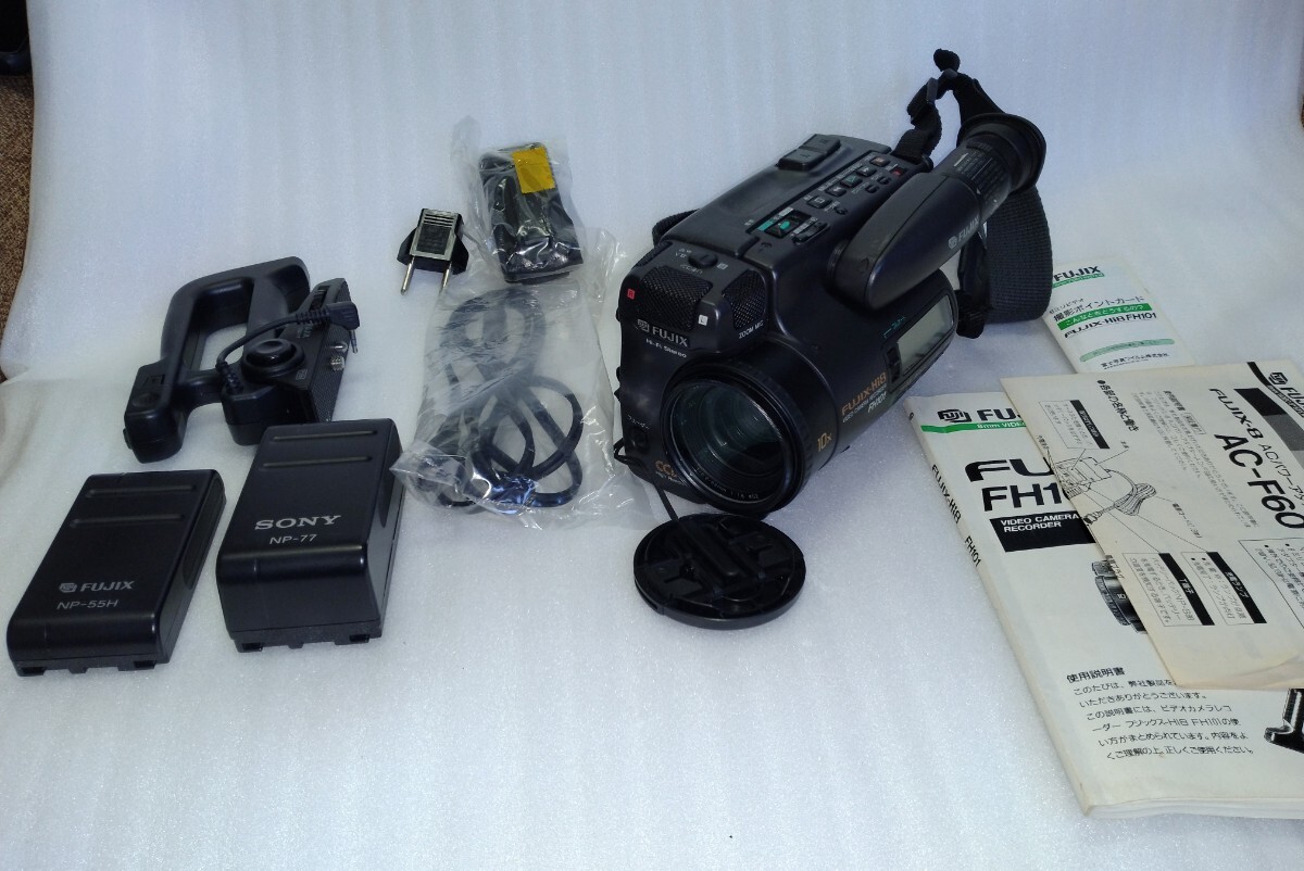 未使用品】FUJI FILM FUJIX-Hi8 FH30ST 8mmビデオカメラ 付属品 未使用品】FUJI FILM FUJIX-Hi8 FH30ST 8mmビデオカメラ 付属品