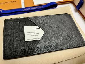 超美品　【2024年製】Louis Vuitton コインカードホルダー モノグラム エクリプス・リバース ルイヴィトン フラグメントケース M69533 