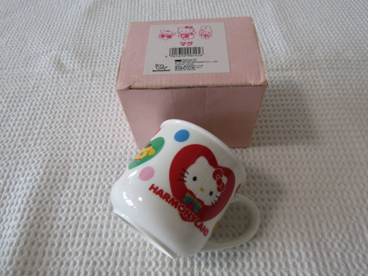 非売品 美品 サンリオ 1999年マイメロ ブルー＆ゴールド陶器