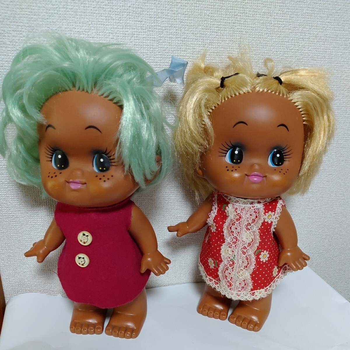 昭和レトロ！　くろんぼ人形　少女　セクシー人形　裸人形　ソフビ　通常保管品 昭和レトロ！ くろんぼ人形 少女 セクシー人形 裸人形 ソフビ