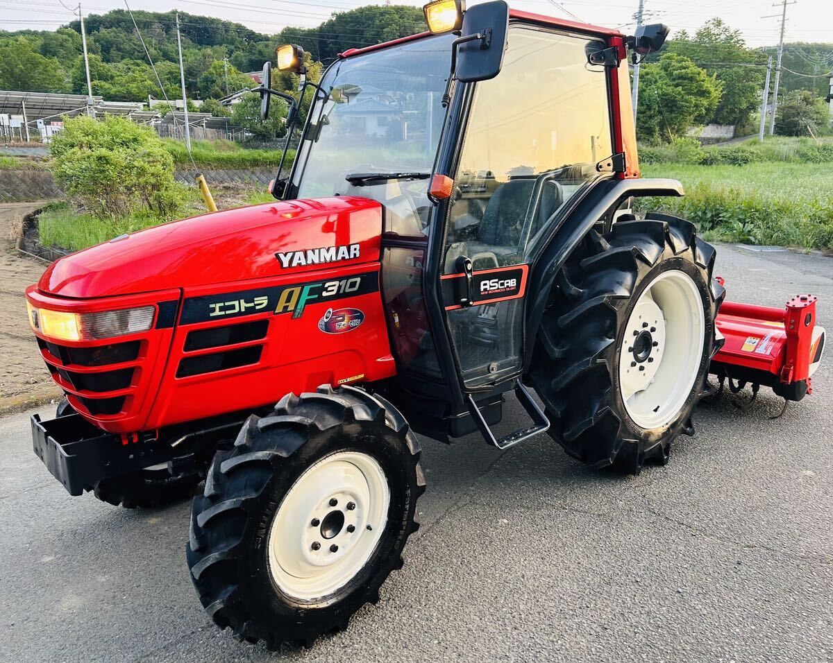 ヤンマーAF35 ハイスピード マークⅢ 中古トラクター 35馬力 ４WD 906時間 ロータリ(RSC1804) エアコンキャビン パワステ  パワシフト - その他