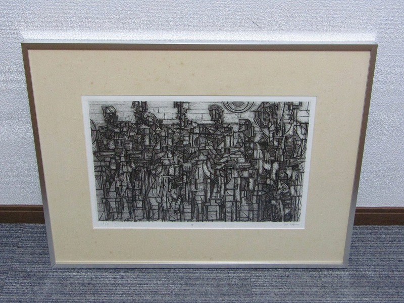 菅野静物画F6サインありガラス額装油絵油彩油画絵画書画