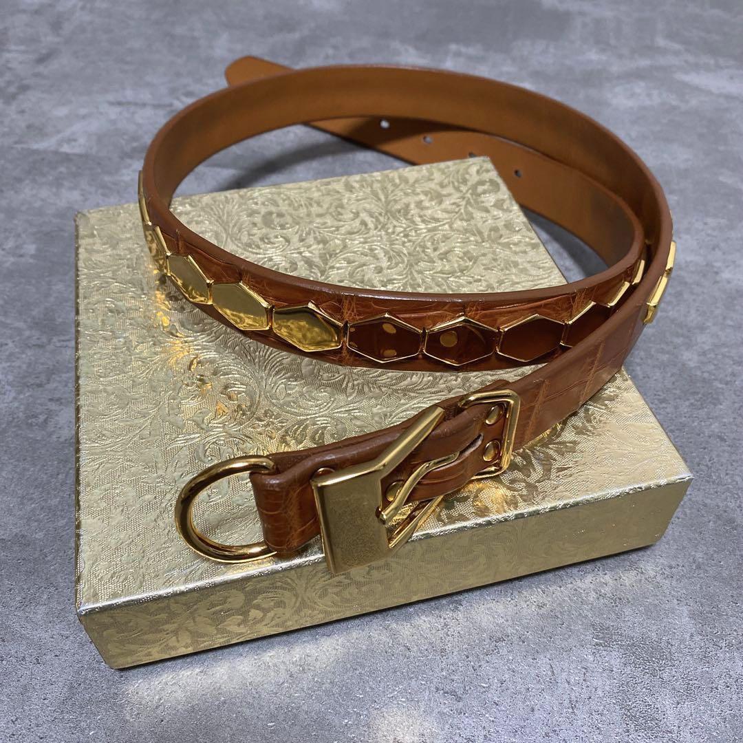 極美品 UNDERCOVER アンダーカバー 01AW 宝飾期 スタッズ レザーベルト