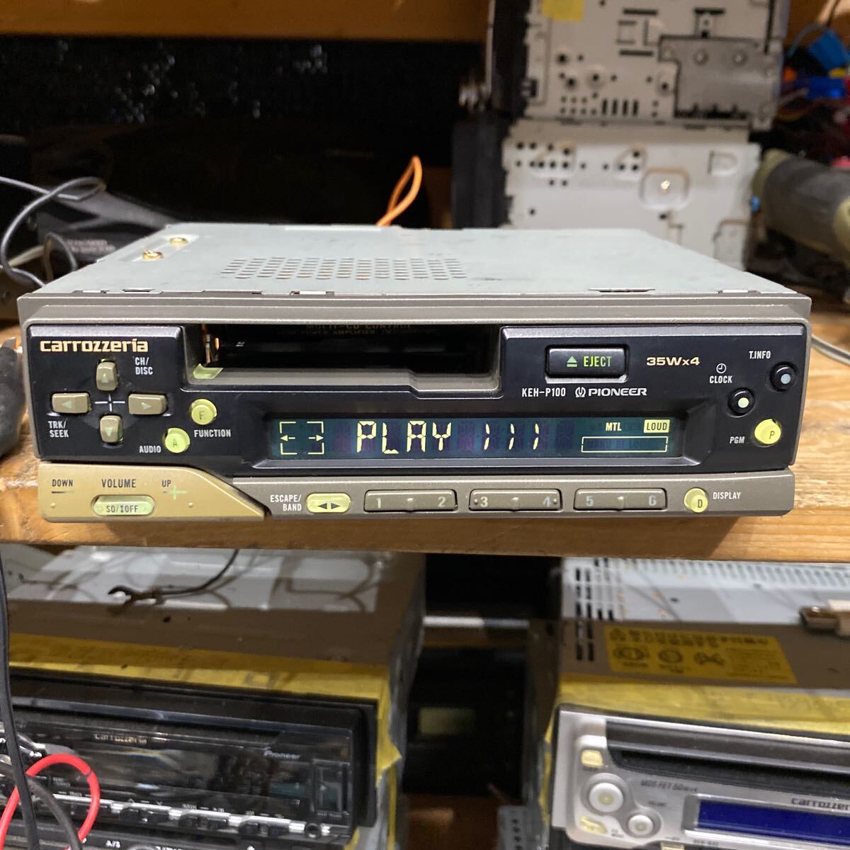 カロッツェリアカセットデッキKEH-P555+6連奏チェンジャーCDX
