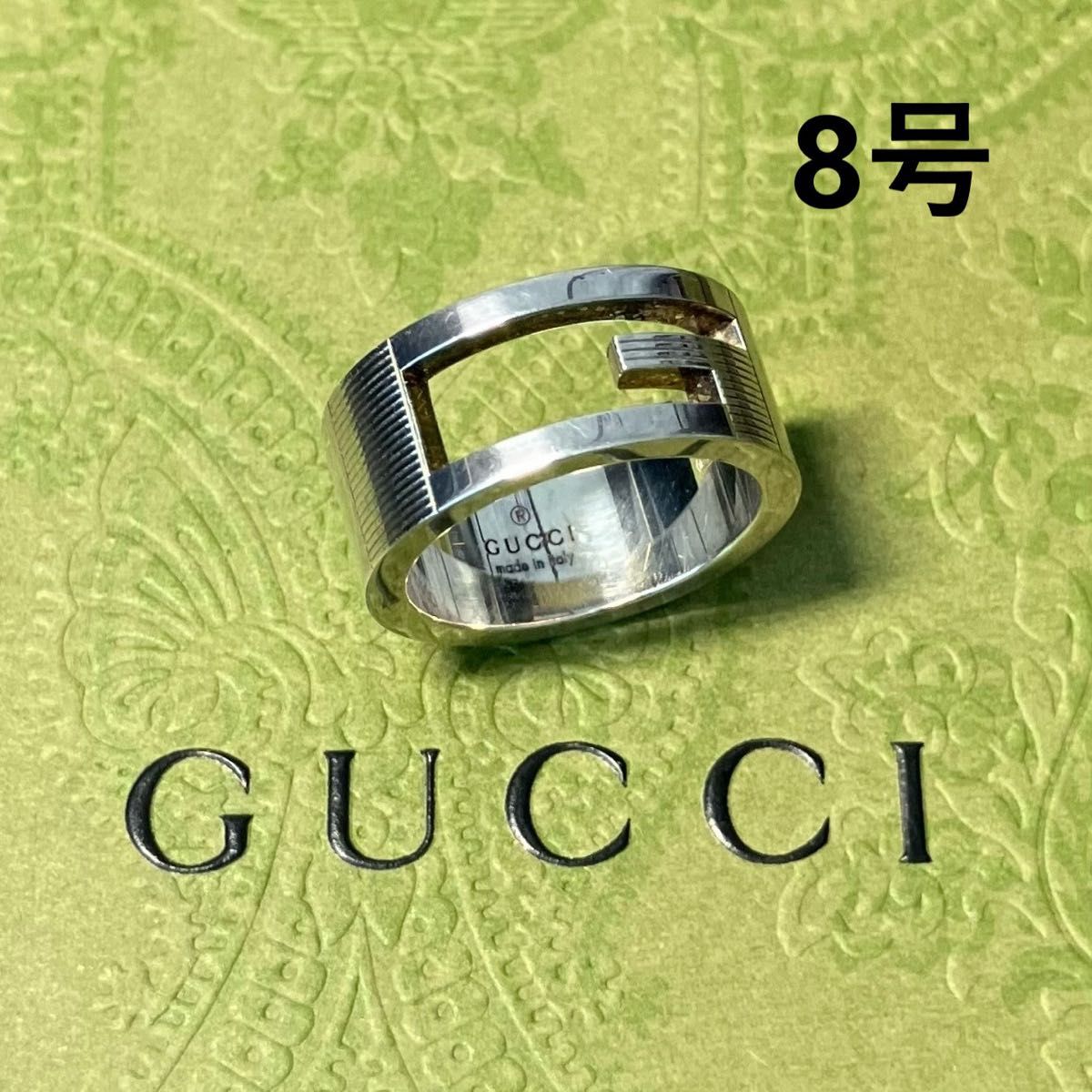 GUCCI 大人気 リング 19号 Gロゴ 指輪 925 シルバー | Shop at