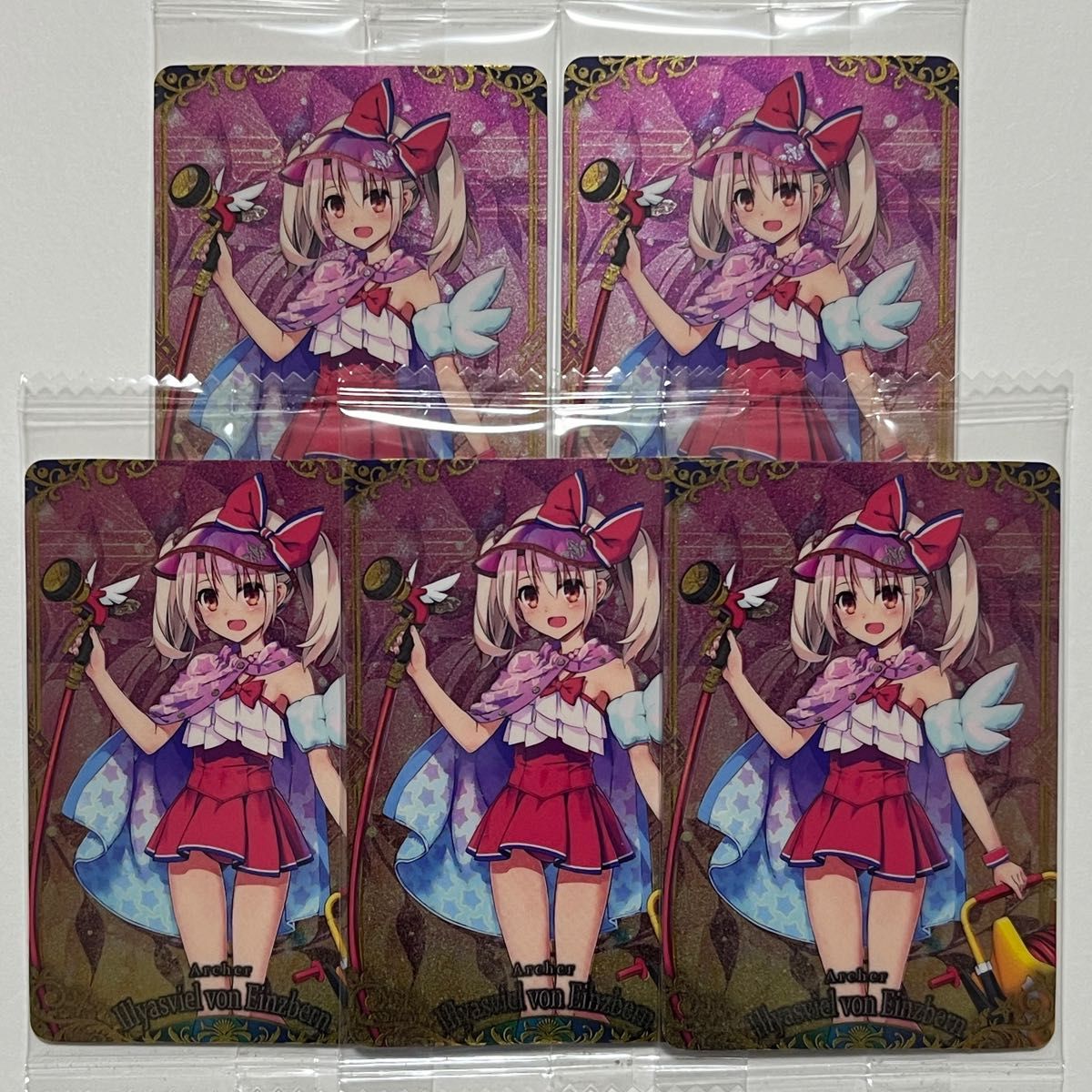 PSA9】E-1 イリヤ ホログラムイラストカード Birthday Bride ver
