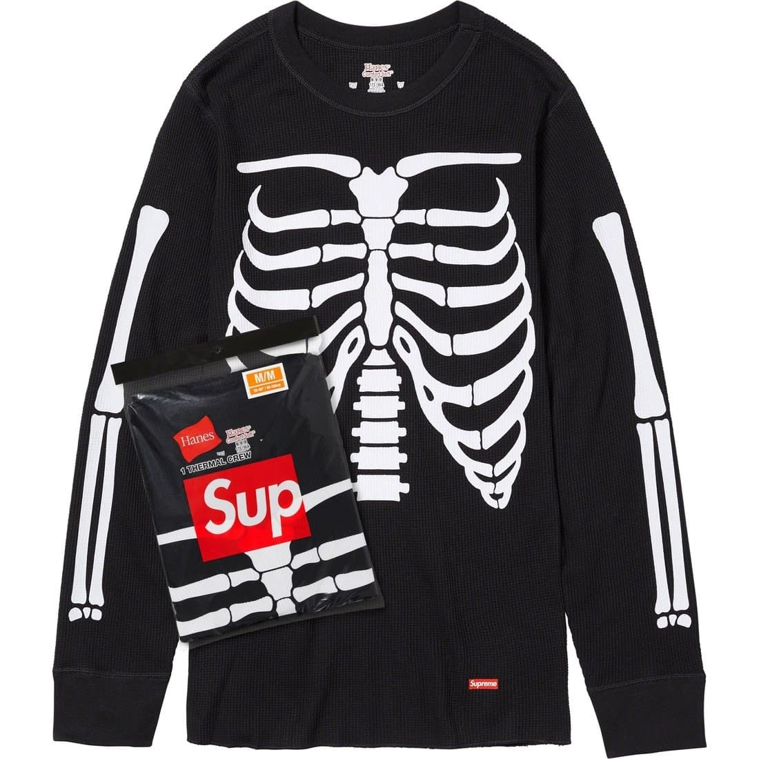 25FW Supreme Hanes Thermal Crew XL シュプリーム ヘインズ サーマル