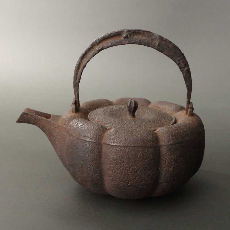 江戸中期】覚々斎好み達磨堂釜西村道爺作