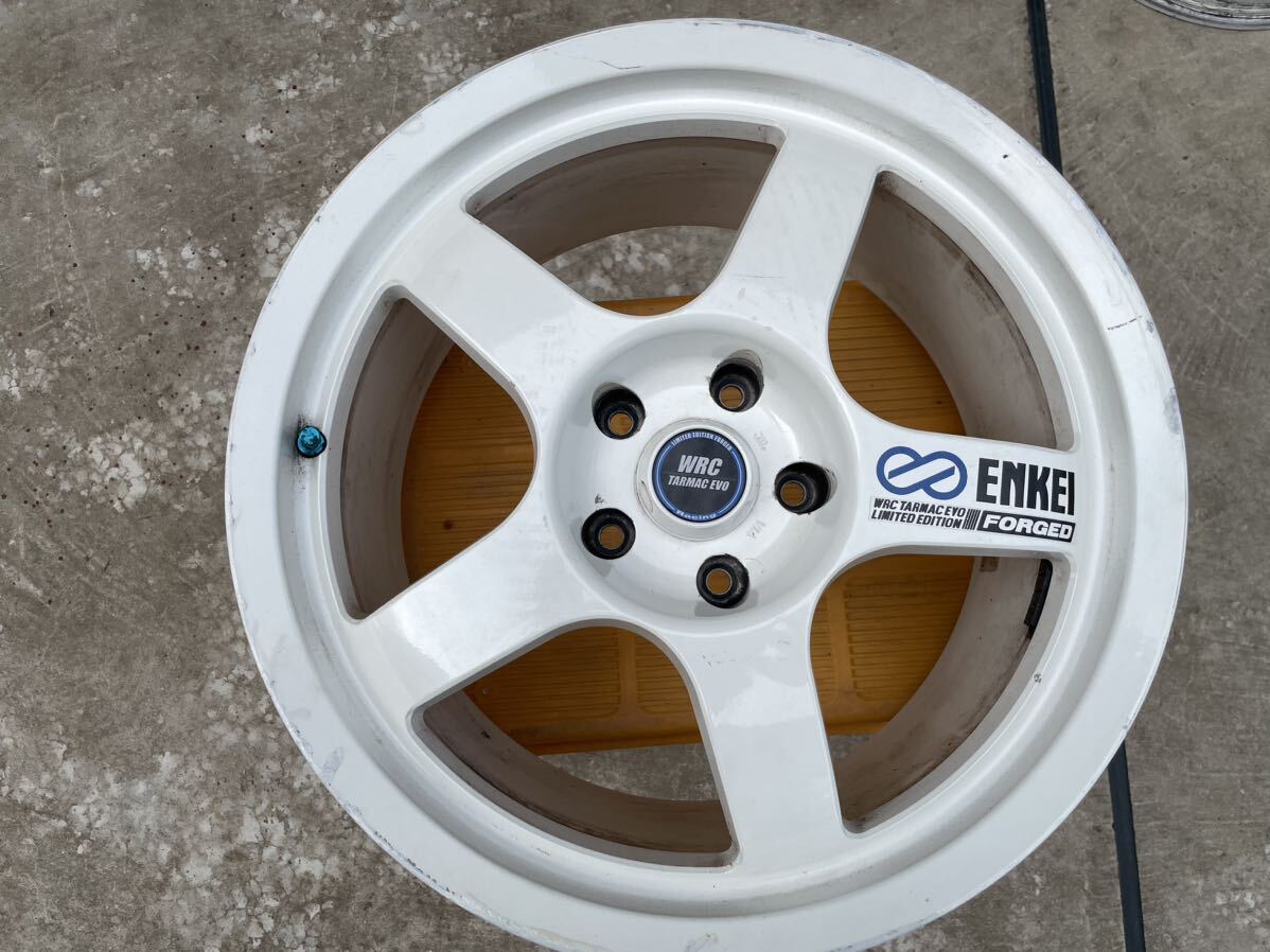 ◆ENKEI/エンケイ WRC ターマック EVO 17インチ 17x8JJ+38 PCD114.3 5穴 ランエボ◆ ENKEI エンケイ ホイール4本セット ターマックエボ WRC TARMAC EVO 17