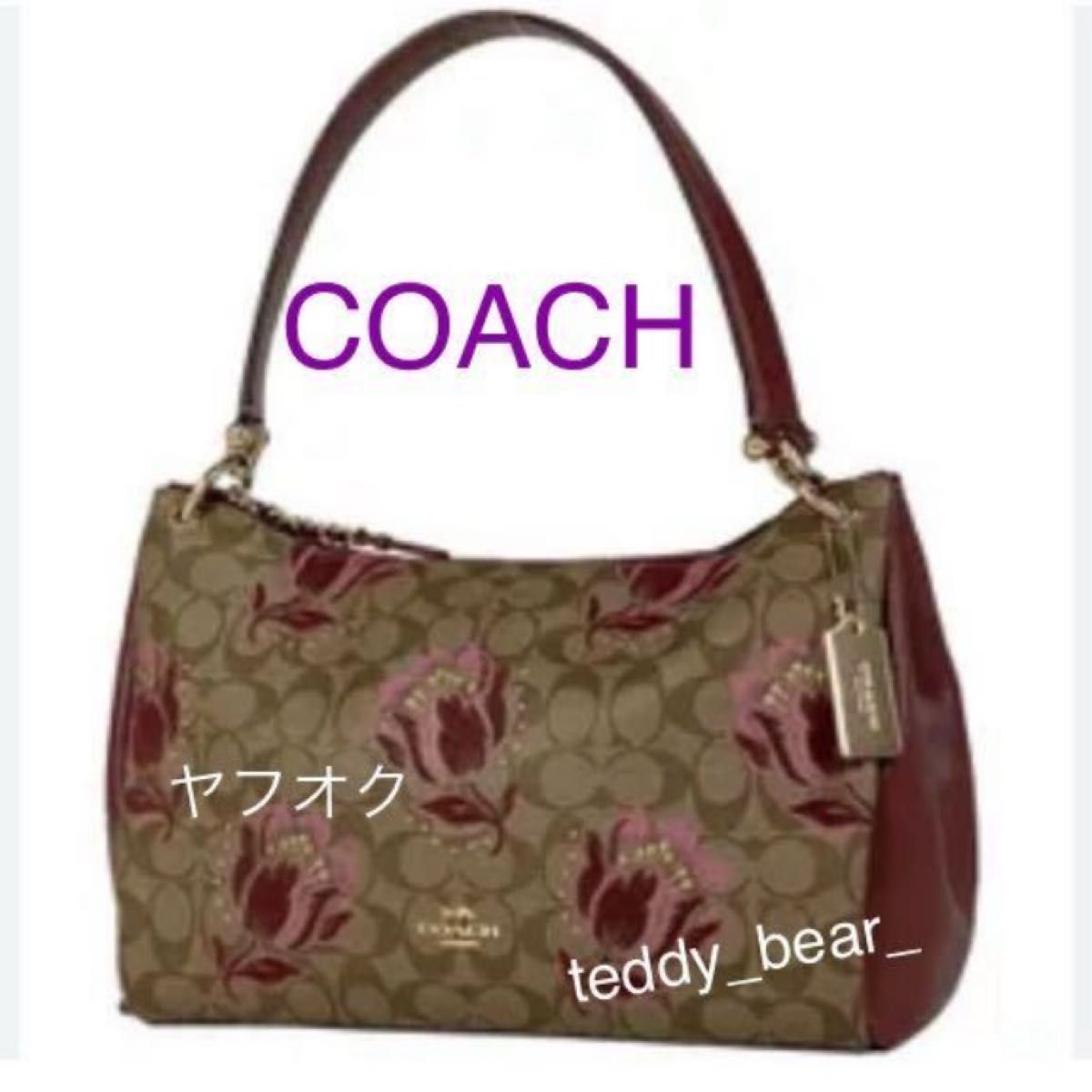 COACH コーチ シグネチャー 花柄 蜂モチーフ ショルダーバッグ | Shop 